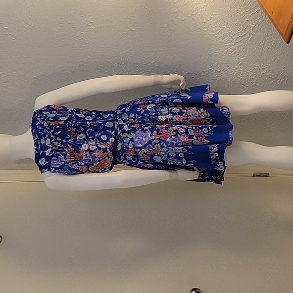 Y2K YUMI KIM Coquette Romantic Floral Wrap Tank Surplice Fairycore Dress - Picture 6 of 10